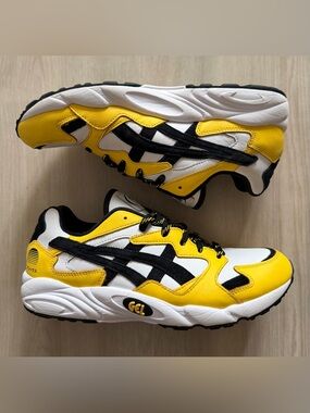 ASICS Gel Diablo White Tai-Chi Yellow Men’s Sz 8